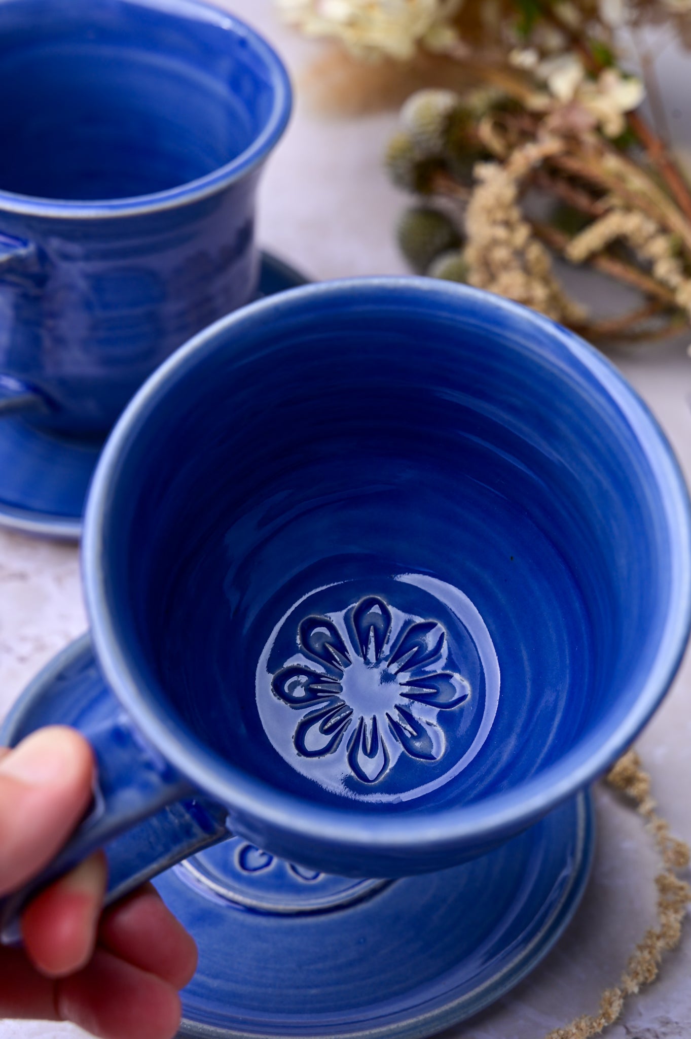 Handmade ‘Cuppa Tea for MND’ Cup & Saucer Set – Limited Edition
