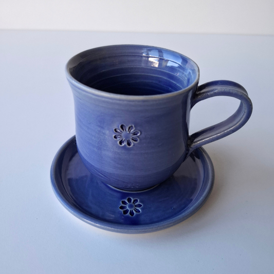 PRE-ORDER : Handmade 'Cuppa Tea for MND' Cup & Saucer Set - Limited Edition